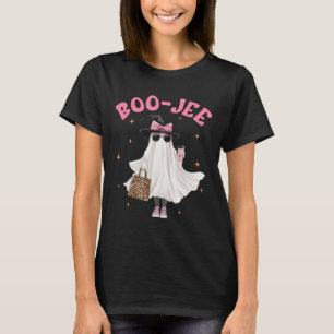 Spooky Seizoen Schattige Ghost Funny Halloween Bou T-shirt