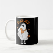 Spooky Seizoen Schattige Ghost Halloween Boujee Bo Koffiemok (Links)