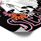 Spooky Seizoen Schattige Ghost Halloween Kostuum B Poster (Hoek)