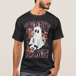 Spooky Seizoen Schattige Ghost Halloween Kostuum B T-shirt