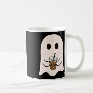 Spooky Seizoen Schattige Kleine Ghost Ice Coffee H Koffiemok