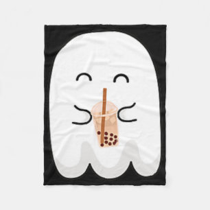 Spooky Seizoen Schattige Little Ghost Boby Tea Hal Fleece Deken