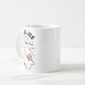 Spooky Seizoen Schattige Spook Halloween Kostuum B Koffiemok (Voorkant links)