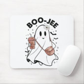 Spooky Seizoen Schattige Spook Halloween Kostuum B Muismat (Met muis)