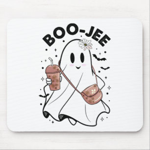 Spooky Seizoen Schattige Spook Halloween Kostuum B Muismat