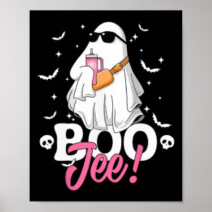 Spooky Seizoen Schattige Spook Halloween Kostuum B Poster