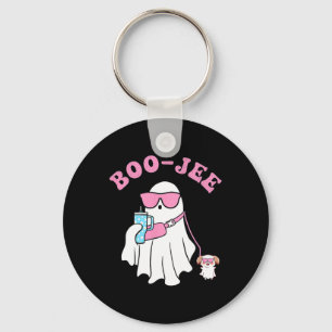 Spooky Seizoen Schattige Spook Halloween Kostuum B Sleutelhanger