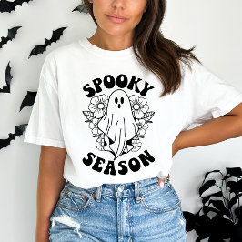 Spooky Seizoen Schattigee Ghost Halloween T-shirt