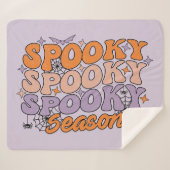 Spooky seizoen sherpa deken (Voorkant (horizontaal))