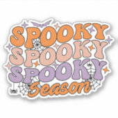 Spooky seizoen sticker (Voorkant)