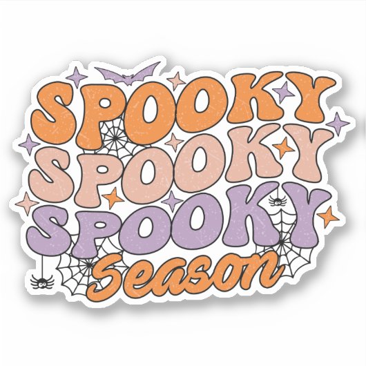 Spooky seizoen sticker (Voorkant)