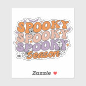 Spooky seizoen sticker (Vel)