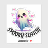Spooky seizoen Sticker, grappige cadeau Sticker, b Sticker (Vel)