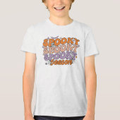 Spooky seizoen Tri-Blend shirt (Voorkant)