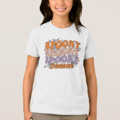 Spooky seizoen Tri-Blend shirt (Voorkant)