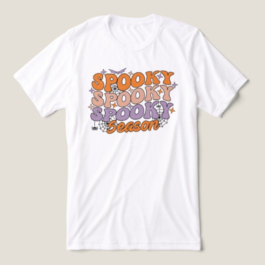 Spooky seizoen Tri-Blend shirt (Design voorkant)