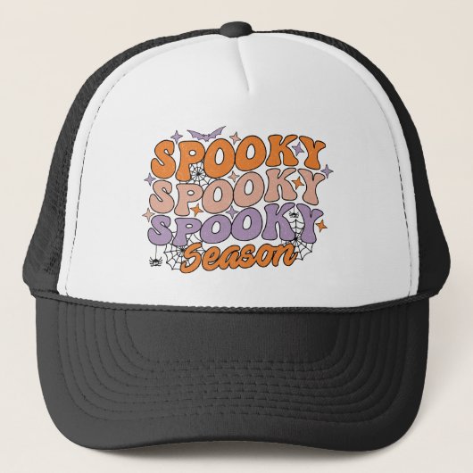 Spooky seizoen trucker pet (Voorkant)