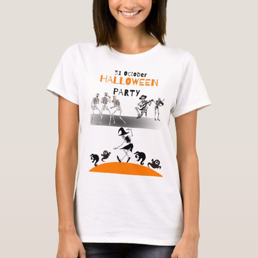 Spooky seizoensspul t-shirt (Voorkant)