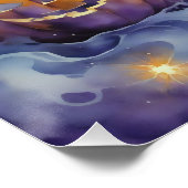 Spooky Serenade: De pompoen en de fantoom Perfect Poster (Hoek)