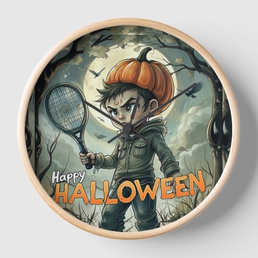 Spooky Serve: Clark Voorhees Tennispompoen (Voorkant)