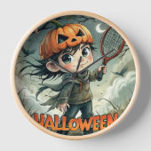 Spooky Serve: Tennis Pumpkin Poster (Voorkant)