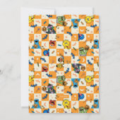 Spooky Sesamstraat Halloween Verjaardag Kaart (Achterkant)