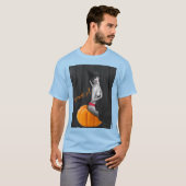 Spooky Sexy Witch Halloween Pinup Mannen T-shirt (Voorkant volledig)