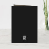 Spooky Shadow Halloween Castle Wenskaarten Kaart (Achterkant)