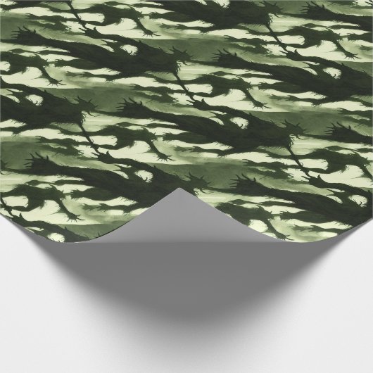 Spooky Shadows Pattern Wrapping Paper Cadeaupapier (Hoek)