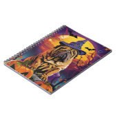 Spooky Shar Pei Hond Halloween Heks en Pompoen Notitieboek (Linkerzijde)