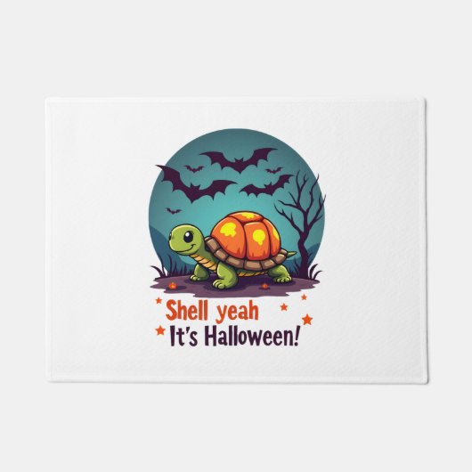 Spooky Shell Surprise Schildpad Deurmat (Voorkant)