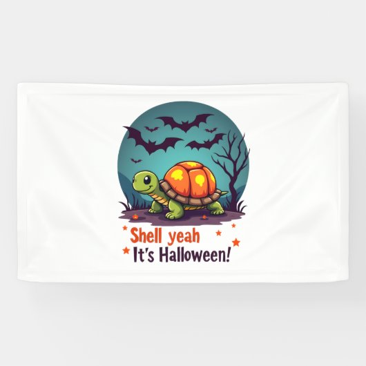 Spooky Shell Surprise Schildpad Spandoek (Horizontaal)