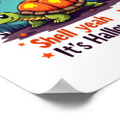 Spooky Shell Surprise Turtle Poster (Hoek)