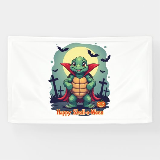 Spooky Shell Surprise Turtle Spandoek (Horizontaal)