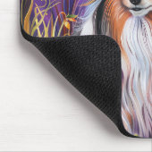 Spooky Shetland Sheepdog Halloween Witch Pumpkin Muismat (Hoek)