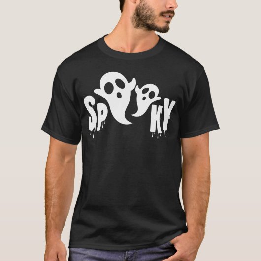 Spooky shirt voor Halloween meisje (Voorkant)