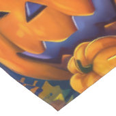 Spooky Siberische Husky Hond Halloween Heksenpompo Tafelkleed (Gekanteld)