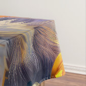 Spooky Siberische Husky Hond Halloween Heksenpompo Tafelkleed (Voorbeeld)