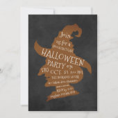 Spooky Silhouette Halloween Party Kaart (Voorkant)