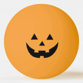 Spooky sinaasappel zwart Jack o lantaarn grappig H Pingpongbal (Achterkant)