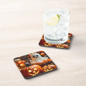 Spooky Sips: Halloween Hard Plastic Onderzetters (Rechterzijde)