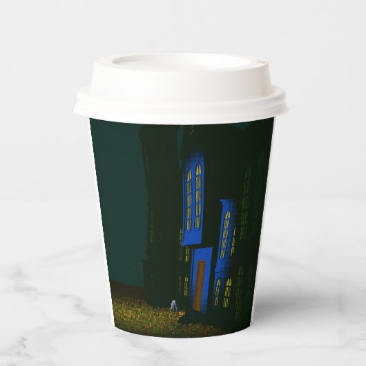 Spooky Sips Paper Cup Papieren Bekers (Voorkant)