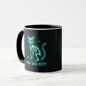 Spooky Skele-Kitty Mug Mok (Voorkant links)