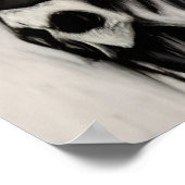 Spooky skelet-krijger | AI Art Poster (Hoek)