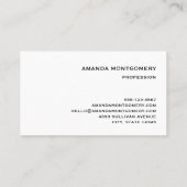 Spooky Skelet met Evil Pumpkins Visitekaartje (Achterkant)