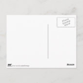 Spooky  skelet rendiertekening briefkaart (Achterkant)