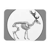 Spooky  skelet rendiertekening magneet (Horizontaal)