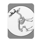 Spooky  skelet rendiertekening magneet (Verticaal)