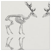 Spooky skelet rendiertekening stof (Close Up)