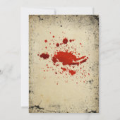  Spooky Skeleton Adult Halloween Party Kaart (Achterkant)